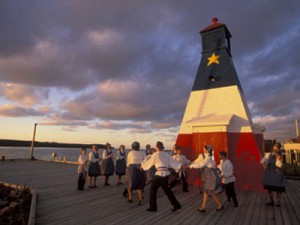 Acadian Lighthouse in Cheticamp