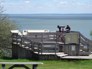 The viewing deck at Herring Cove