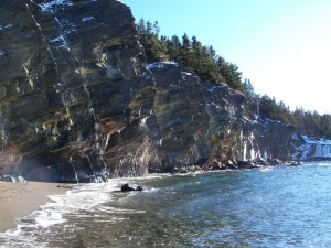 Cliffs at Sandy Cove, Nova Scotia Cliffs at Sandy Cove, Nova Scotia