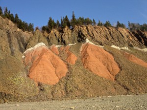 Unique cliff formation